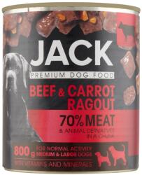 Jack konzerv ragu kutyáknak marhahússal és répával - 800 g