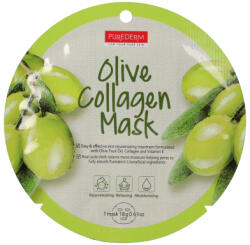 Purederm Olive Kollagénes fátyolmaszk - 1 db