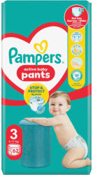 Pampers Active Baby Jumbo Pack bugyipelenka 6-11 kg, méret: 3 - 62 db