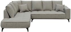 Devichy Világosszürke szövet sarokkanapé DEVICHY Chloe 288 cm, jobb (DEVICHY-CHLOE-42A-4R)