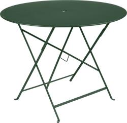 Fermob Sötétzöld fém összecsukható asztal Fermob Bistro Ø 96 cm (FB-0235-02)