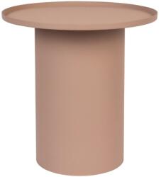 White Label Living Rózsaszín matt fém oldalasztal WLL SVERRE 45, 5 cm (2300299)