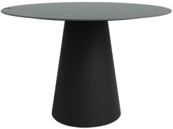 Marco Barotti Fekete kerek márvány étkezőasztal Marco Barotti Tivoli 119 cm (MB4002_MB3001)