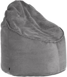 Kave Home Szürke kordbársony babzsák Kave Home Wilma 80 cm (LF-AA3612LN15)