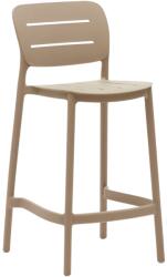 Kave Home Bézs műanyag kerti bárszék Kave Home Morella 65 cm (LF-CC6110S12)