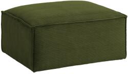 Kave Home Zöld bársony puff Kave Home Blok 90 x 70 cm (LF-S576LN19)