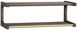 Rowico Barna tölgy faliakasztó ROWICO INVERNESS 80 x 32 cm (RO-120730)