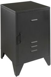 VIPACK Fekete fém éjjeliszekrény Vipack Bronxx 40 x 40 cm (BRNA1118)