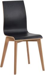 Rowico Home Fekete ROWICO GRACY étkezőszék természetes alappal (RO-113630)