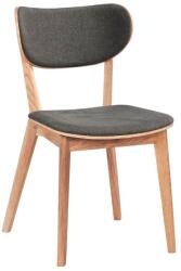 Rowico Home Tölgyfa étkezőszék ROWICO KATO sötétszürke ülőfelülettel (RO-113036)