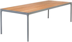 HOUE Szürke bambusz kerti étkezőasztal HOUE Four 270 x 90 cm (12404-0326)