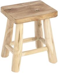 Kave Home Tömör tikfa zsámoly Kave Home Yumbi 30 cm (LF-CC1944M46)