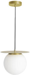 Kave Home Fehér üveg függőlámpa Kave Home Manz 20 cm (LF-AA3885R53)