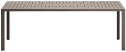 Kave Home Barna fém kerti étkezőasztal Kave Home Culip 220 x 100 cm (LF-J0100037NN12)
