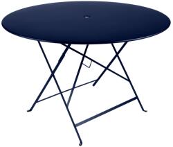 Fermob Sötétkék fém összecsukható asztal Fermob Bistro Ø 117 cm (FB-0237-92)