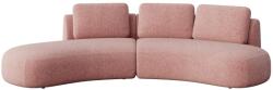 Devichy Rózsaszín szövet sarokkanapé Devichy Bonnie 314 cm, bal (DEVICHY-BONNIE-147A-4L)