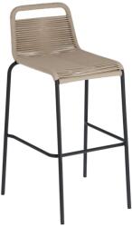 Kave Home Bézs színű kötött bárszék Kave Home Lambton 74 cm (LF-CC5115J11)