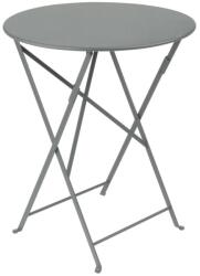 Fermob Hamuszürke fém összecsukható asztal Fermob Bistro Ø 60 cm (FB-0245-C7)