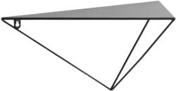 Kave Home Fekete fém polc Kave Home Upp 40 x 20 cm (LF-AA1599R01)