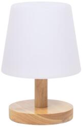 Kave Home Fehér műanyag kerti asztali LED lámpa Kave Home Ambar (LF-LH0444M46)