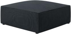 MICADONI Fekete kordbársony lábzsámoly MICADONI Ruby 93 x 93 cm (MIC_POUF_100_F1_RUBY8)