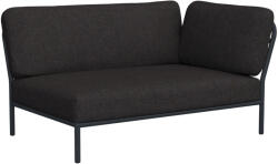 HOUE Sötétszürke szövet sarokmodul HOUE Level 140 x 95 cm, jobb (12201-5751)