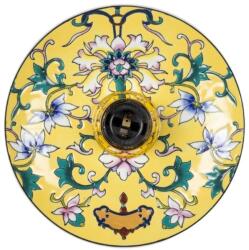 Bold Monkey Sárga kerámia fali lámpa Bold Monkey Grannies Dishes S (BM54011)