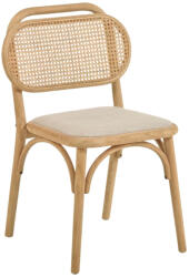 Kave Home Tölgy étkezőszék Kave Home Doriane rattan háttámlával (LF-CC2108MV12)