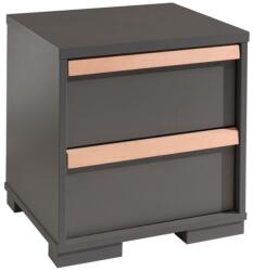 VIPACK Szürke éjjeliszekrény Vipack London 48, 1 x 40 cm (LDNA2280)