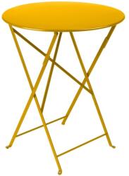 Fermob Sárga fém összecsukható asztal Fermob Bistro Ø 60 cm (FB-0245-C6)