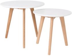White Label Living Két darab WLL BODINE dohányzóasztal készlet 40/50 cm (2300069)