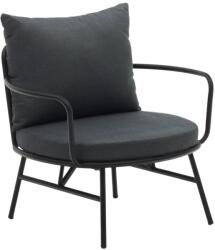 Kave Home Fekete szövet kerti szék Kave Home Bramant (LF-J1700031RR02)