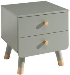 VIPACK Zöldre lakkozott éjjeliszekrény Vipack Billy 43, 2 x 40 cm (BINA2216)