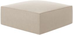 MICADONI Bézs bársony lábtartó MICADONI Ruby 93 x 93 cm (MICPOUF44F1RUBY1)