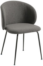 Kave Home Sötétszürke szövet étkezőszék Kave Home Minna (LF-CC1167PK15)