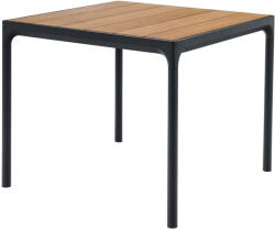 HOUE Természetes bambusz kerti étkezőasztal HOUE Four 90 x 90 cm (12401-0324)