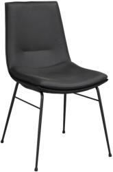 Rowico Home Fekete bőr étkezőszék ROWICO LOWEL (RO-120255)