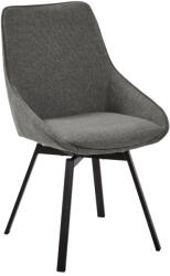 Kave Home Sötétszürke szövet étkezőszék Kave Home Jenna (LF-CC1154PK15)