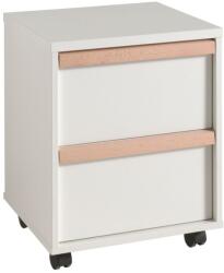 VIPACK Fehér mobil szekrény fiókokkal Vipack London 48, 1 x 44 cm (LDRK1214)