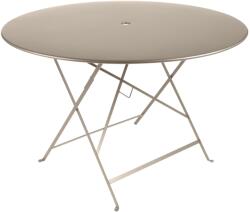Fermob Szerecsendió szürke fém összecsukható asztal Fermob Bistro Ø 117 cm (FB-0237-14)