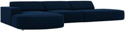 MICADONI Jodie királykék bársony sarokkanapé 342 cm, bal (MIC_RLCO_51_F1_JODIE4)