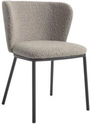Kave Home Világosszürke szövet étkezőszék Kave Home Ciselia (LF-CC3000J14)