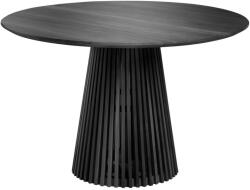 Kave Home Fekete fa kerek étkezőasztal Kave Home Jeanette 120 cm (LF-CC1939M01)