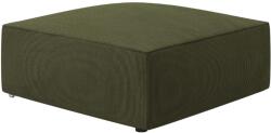 MICADONI Zöld kordbársony lábtartó MICADONI Ruby 93 x 93 cm (MIC_POUF_100_F1_RUBY2)