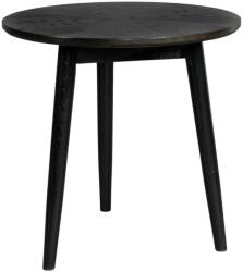White Label Living Fekete tölgy oldalas asztal WLL FABIO 50 cm (2300249)