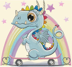  DOTZIES Dragon pe un skat DTZ3008
