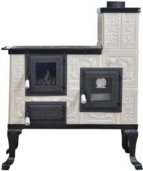 eSemineu Terracotta stove Small Azteca Boot 8kW right