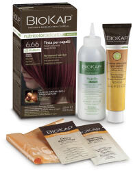 BioKap Nutricolor Rapid Tartós hajfesték Nr 6.66 Ruby Red 135ml