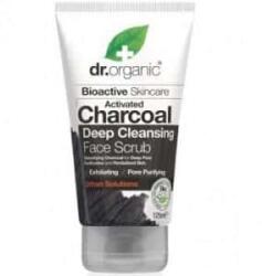 Dr. Organic Charcoal Mélytisztító arcradír aktív szénnel 125ml