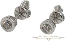 ÉkszerM Fehérarany Brill Köves Fülbevaló AU 74542